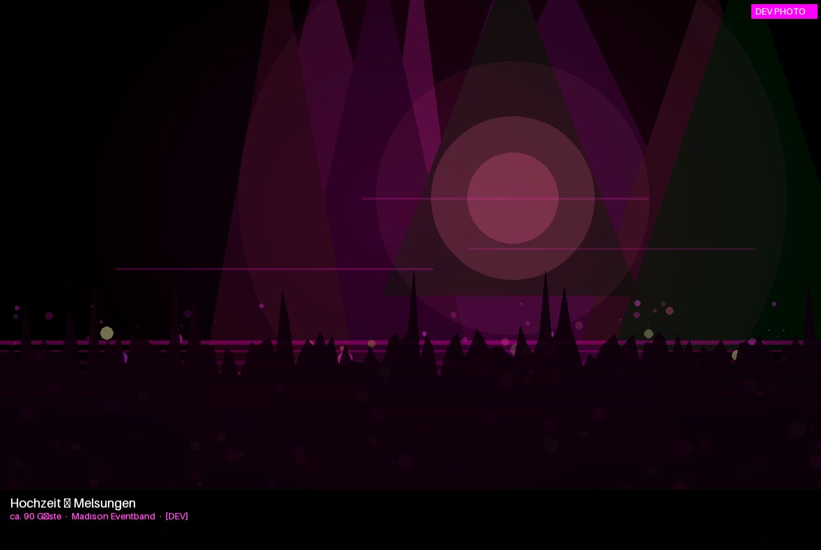 Sängerin und Musiker Madison Eventband