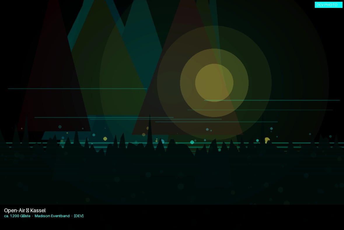 DJ-Set und Band gemeinsam auf der Bühne