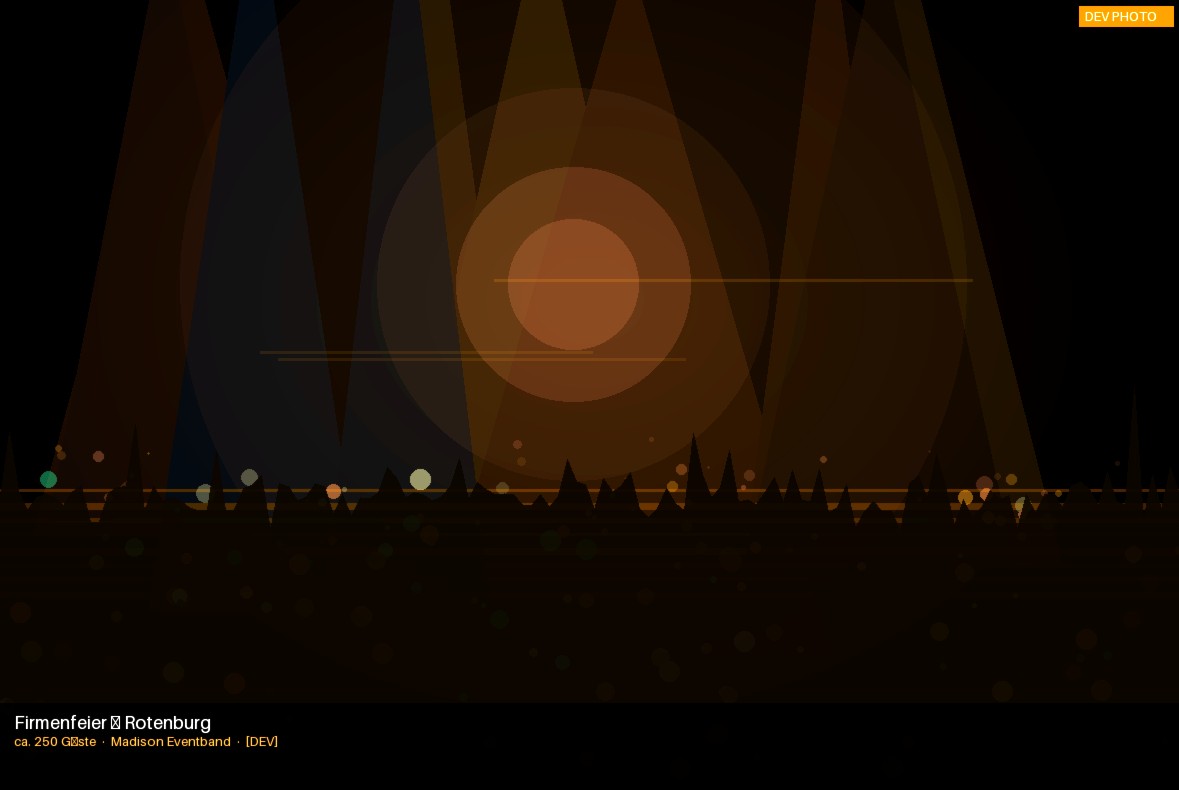 Lichtshow und Bühnentechnik Madison Eventband